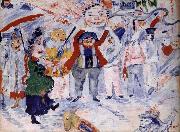 James Ensor Carnival in Flanders Norge oil painting reproduction